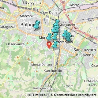 Mappa Via Aureliano Pertile, 40137 Bologna BO, Italia (1.36273)