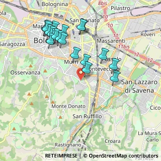 Mappa Via Aureliano Pertile, 40137 Bologna BO, Italia (2.1635)