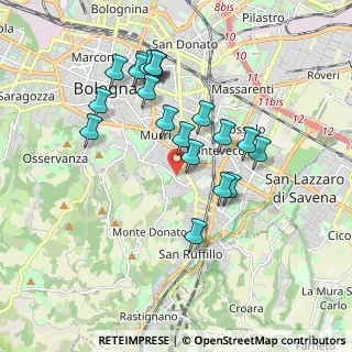 Mappa Via Aureliano Pertile, 40137 Bologna BO, Italia (1.791)