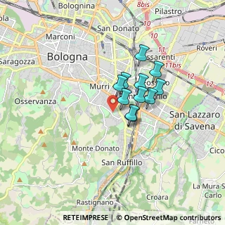Mappa Via Aureliano Pertile, 40137 Bologna BO, Italia (1.13545)