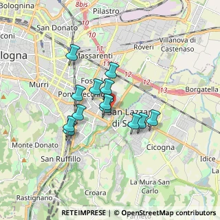 Mappa Via Ventimiglia, 40139 Bologna BO, Italia (1.31538)