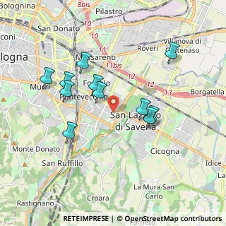 Mappa Via Ventimiglia, 40139 Bologna BO, Italia (1.78273)