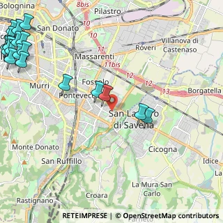 Mappa Via Ventimiglia, 40139 Bologna BO, Italia (3.6405)