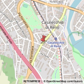 Mappa Via Guglielmo Marconi,  3, 40033 Casalecchio di Reno, Bologna (Emilia Romagna)