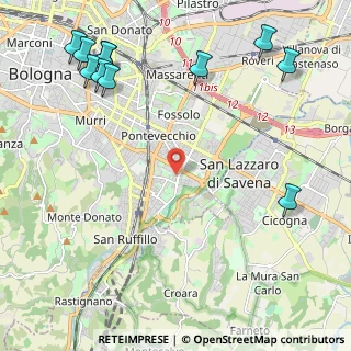 Mappa Mazzoni - Bologna, 40139 Bologna BO, Italia (3.11818)