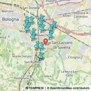 Mappa Mazzoni - Bologna, 40139 Bologna BO, Italia (1.6575)