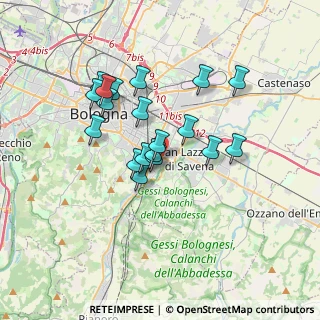 Mappa Mazzoni - Bologna, 40139 Bologna BO, Italia (2.94895)