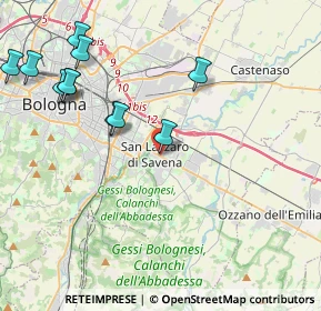 Mappa 40168 San Lazzaro di Savena BO, Italia (4.83727)