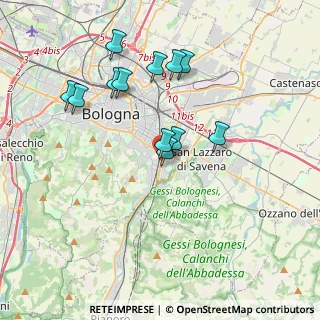 Mappa Via delle Armi, 40137 Bologna BO, Italia (3.52167)