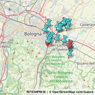 Mappa Via delle Armi, 40137 Bologna BO, Italia (3.188)