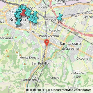 Mappa Via delle Armi, 40137 Bologna BO, Italia (3.312)