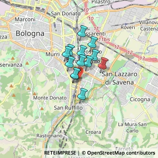 Mappa Via delle Armi, 40137 Bologna BO, Italia (1.03)