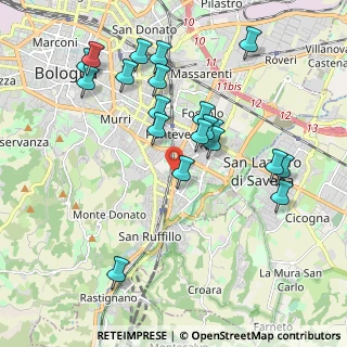 Mappa Via delle Armi, 40137 Bologna BO, Italia (2.0385)