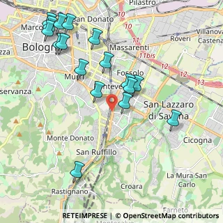 Mappa Via delle Armi, 40137 Bologna BO, Italia (2.34647)