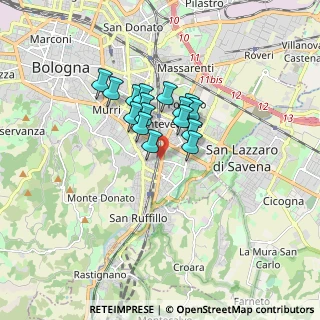 Mappa Via delle Armi, 40137 Bologna BO, Italia (1.14)