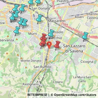 Mappa Via delle Armi, 40137 Bologna BO, Italia (2.69875)