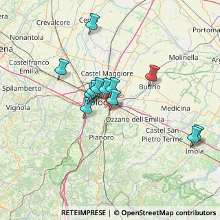 Mappa Via delle Armi, 40137 Bologna BO, Italia (12.61833)