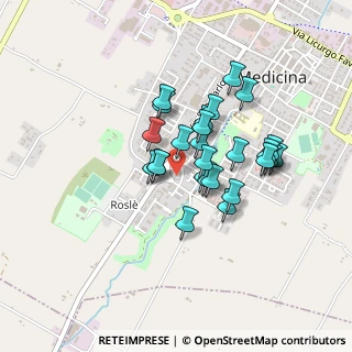 Mappa Via R. Preti, 40059 Medicina BO, Italia (0.34231)
