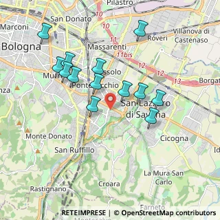 Mappa Via Firenze, 40139 Bologna BO, Italia (1.81154)