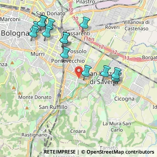 Mappa Via Firenze, 40139 Bologna BO, Italia (2.335)