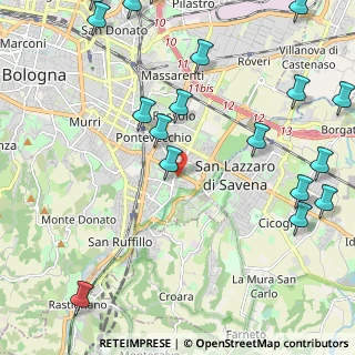 Mappa Via Firenze, 40139 Bologna BO, Italia (3.06056)
