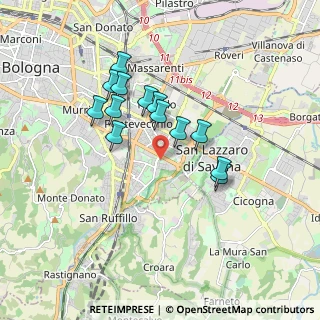 Mappa Via Firenze, 40139 Bologna BO, Italia (1.50538)