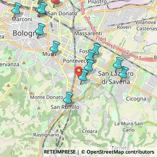 Mappa Via Cavazzoni Francesco, 40139 Bologna BO, Italia (2.58)