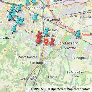 Mappa Via Cavazzoni Francesco, 40139 Bologna BO, Italia (2.775)