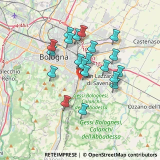 Mappa Via Cavazzoni Francesco, 40139 Bologna BO, Italia (3.262)