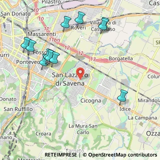 Mappa 40064 Bologna BO, Italia (2.55273)