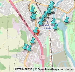 Mappa Via Martiri di Piazza Fontana, 40033 Casalecchio di Reno BO, Italia (0.4815)