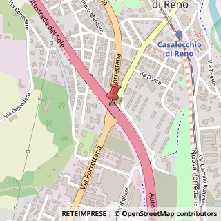 Mappa Via porrettana 114, 40033 Casalecchio di Reno, Bologna (Emilia Romagna)