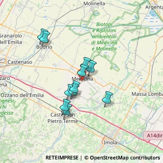 Mappa Via Evangelista Gasperini, 40059 Medicina BO, Italia (5.90273)
