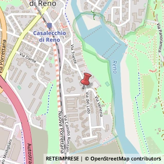Mappa Via del Lido, 18, 40033 Casalecchio di Reno, Bologna (Emilia Romagna)