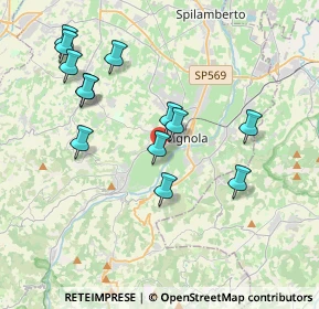 Mappa Via Viazza, 41058 Vignola MO, Italia (3.87692)