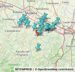 Mappa Via Viazza, 41058 Vignola MO, Italia (10.49316)