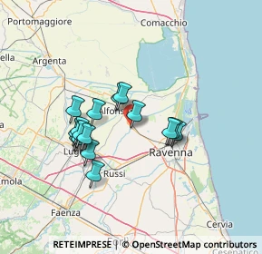 Mappa Via Bassa Superiore, 48012 Mezzano RA, Italia (11.54625)