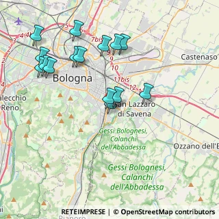 Mappa Via Francesco Cavazzoni, 40139 Bologna BO, Italia (4.22133)