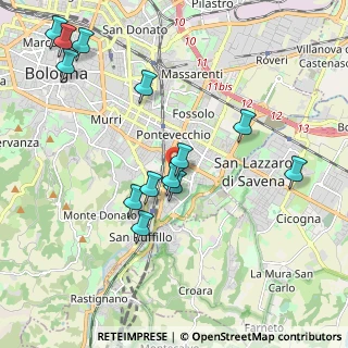 Mappa Via Francesco Cavazzoni, 40139 Bologna BO, Italia (2.2)