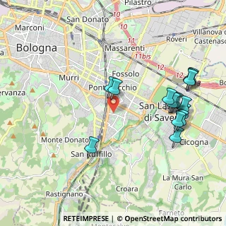 Mappa Via Francesco Cavazzoni, 40139 Bologna BO, Italia (2.246)
