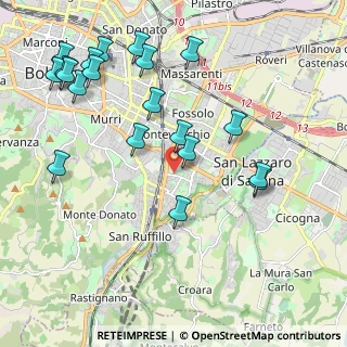 Mappa Via Francesco Cavazzoni, 40139 Bologna BO, Italia (2.4335)