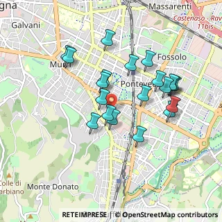 Mappa Via dei Lamponi, 40137 Bologna BO, Italia (0.853)
