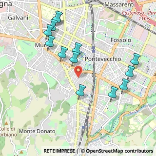 Mappa Via dei Lamponi, 40137 Bologna BO, Italia (1.12923)
