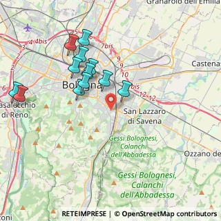 Mappa Via dei Lamponi, 40137 Bologna BO, Italia (3.99833)