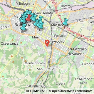 Mappa Via dei Lamponi, 40137 Bologna BO, Italia (2.701)