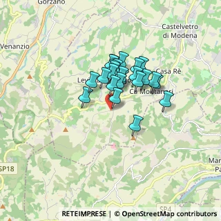 Mappa Via Guerro di Qua, 41014 Castelvetro di Modena MO, Italia (1.19583)