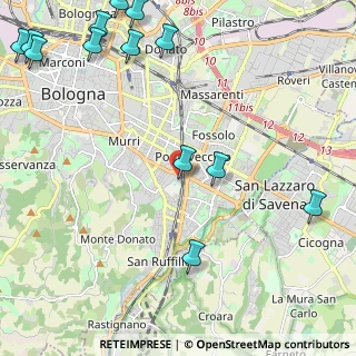 Mappa Via Tranquillo Cremona, 40137 Bologna BO, Italia (3.23692)