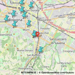 Mappa Via Tranquillo Cremona, 40137 Bologna BO, Italia (2.64545)
