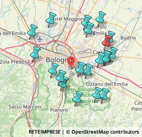 Mappa Via Tranquillo Cremona, 40137 Bologna BO, Italia (7.75)