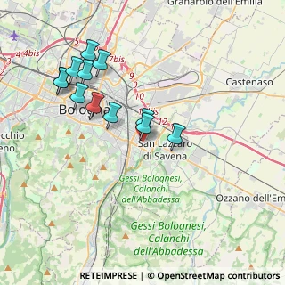 Mappa Via Piacenza, 40139 Bologna BO, Italia (3.81417)